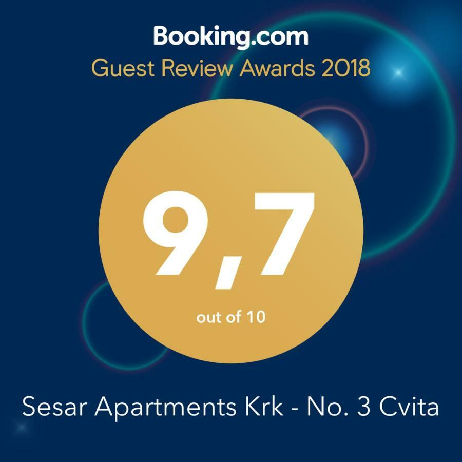 Sesar Apartments Krk - No. 3 Cvita كرك المظهر الخارجي الصورة
